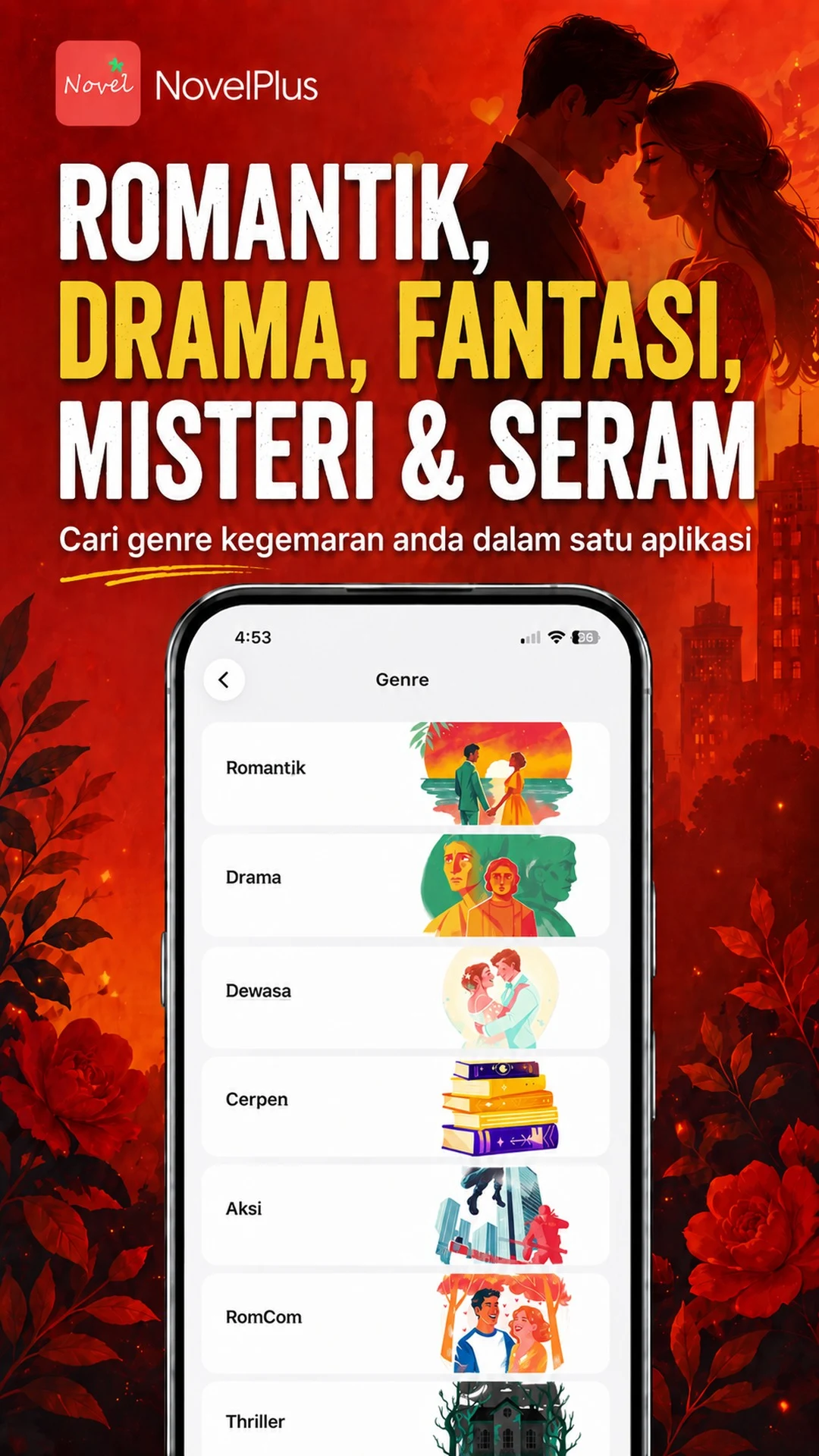 NovelPlus -Novel Cinta Melayu screenshot