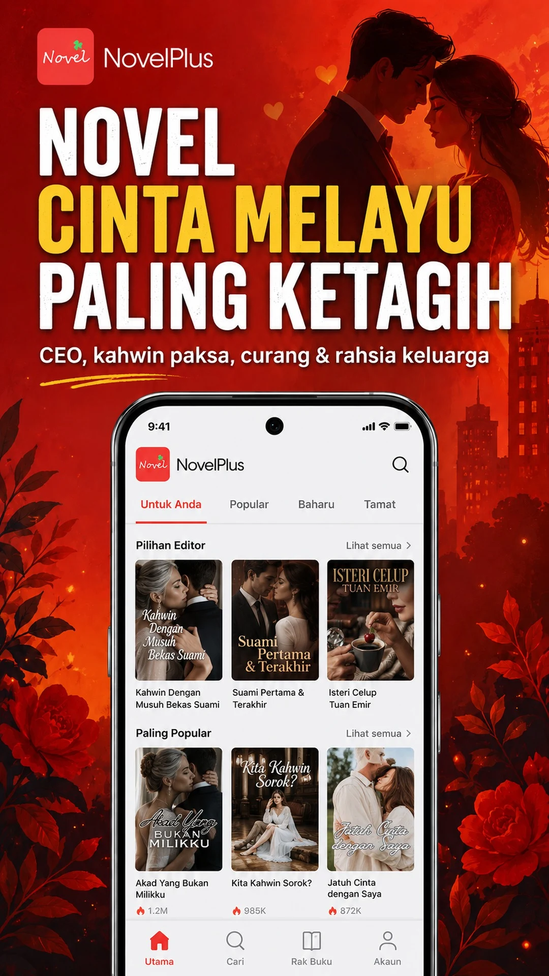 NovelPlus -Novel Cinta Melayu screenshot