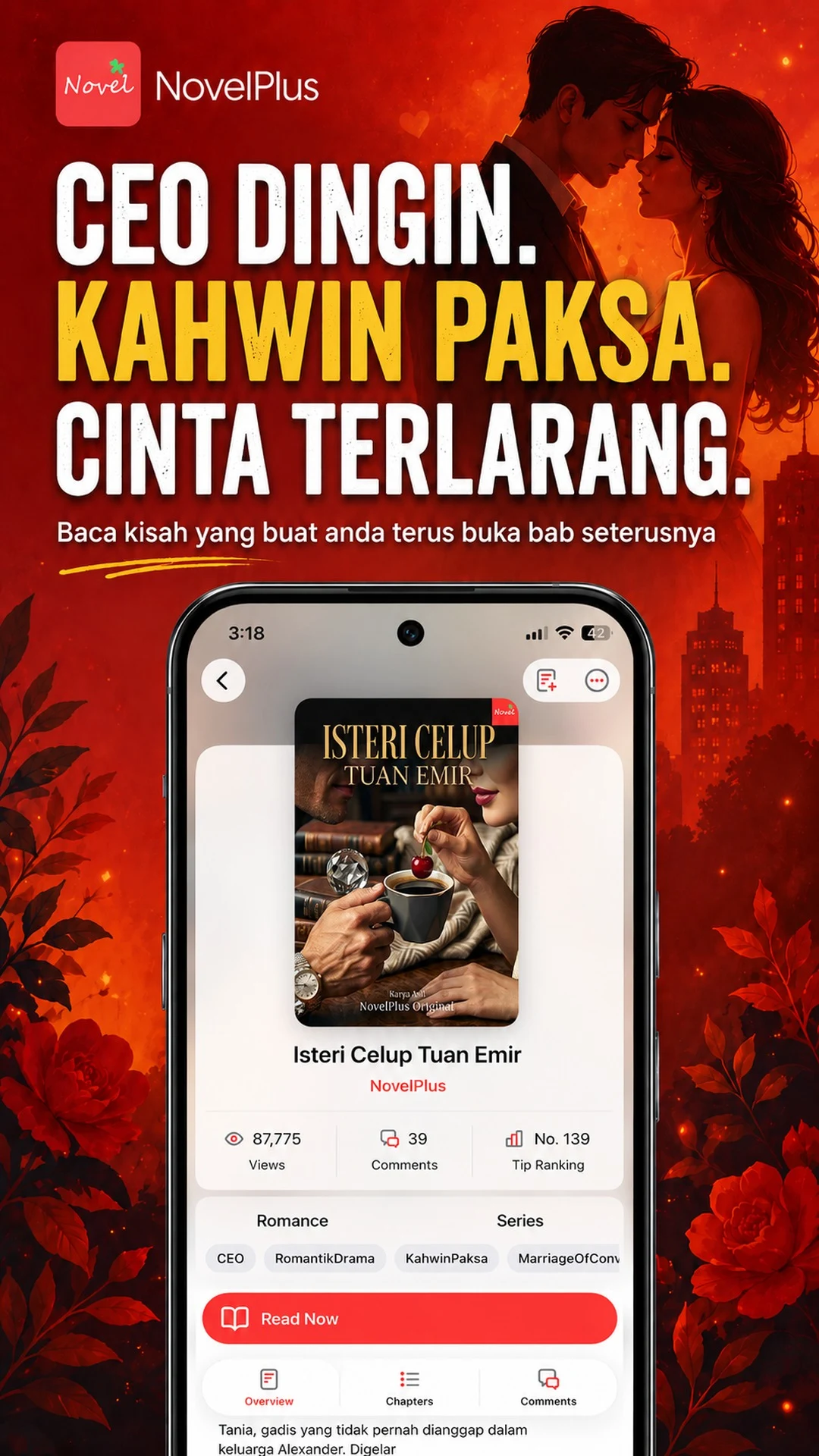 NovelPlus -Novel Cinta Melayu screenshot